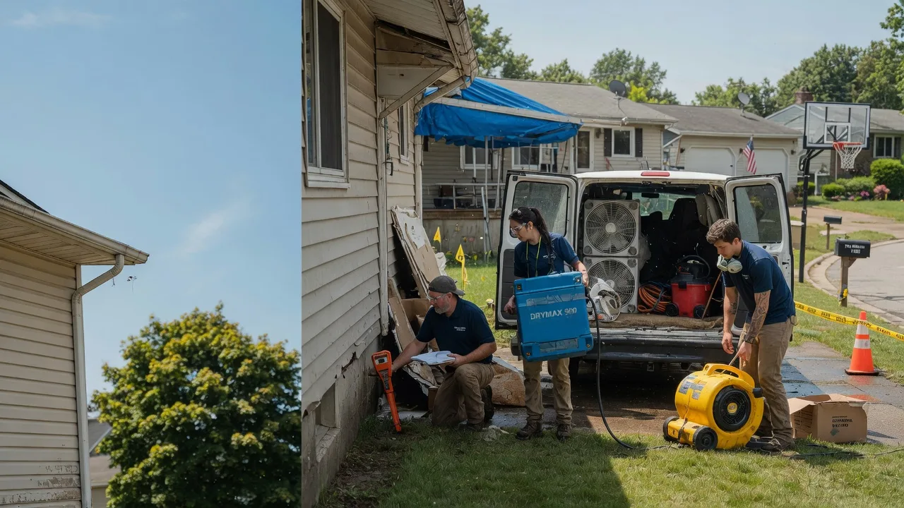 Ceiling Leak Cleanup in Shambaugh, IA near me